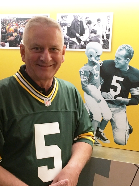 Mark Bartell at the Packers Hall of Fame 2016
