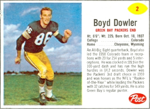 Boyd Dowler Post Toasties 12 oz. Top Flap 2
