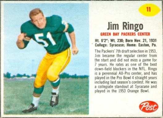 Jim Ringo Top 3 10 oz. 11