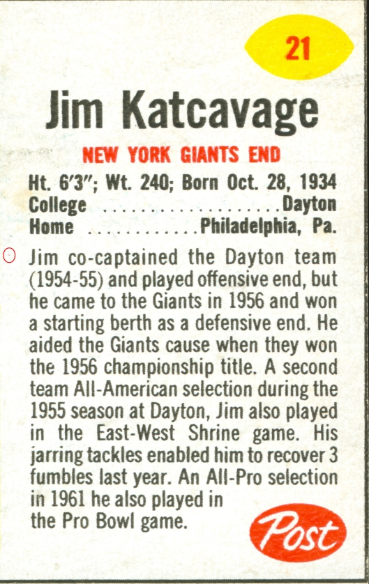 Jim Katcavage Sugar Crisp 14 oz. 21 V1