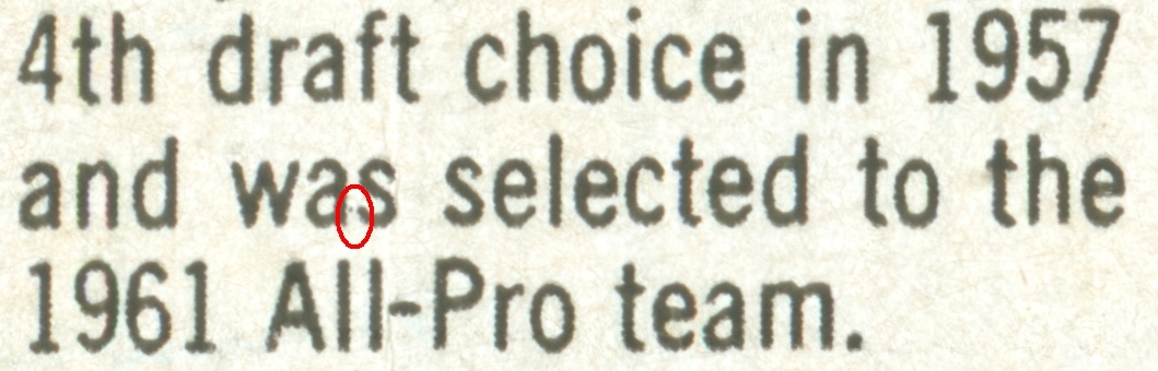 Sonny Jurgensen Alpha-Bits ¾ oz. Post Tens 37 V2