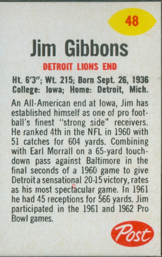 Jim Gibbons Post Toasties 8 oz. 48 V1