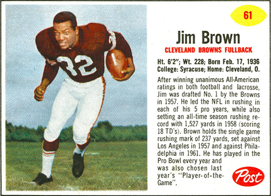 Jim Brown Top 3 10 oz. 61