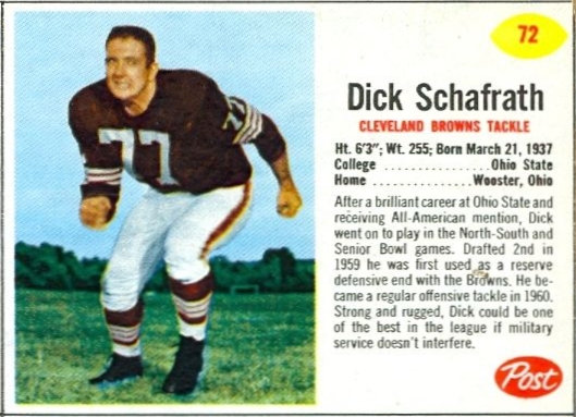 Dick Schafrath Alpha-Bits 8 oz. 72