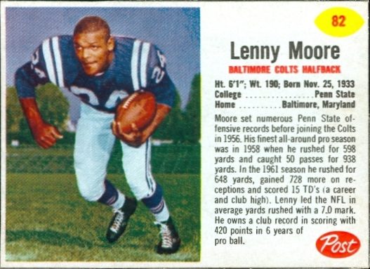 Lenny Moore Top 3 10 oz. 82