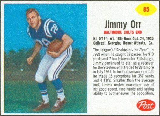 Jimmy Orr Post Tens 85
