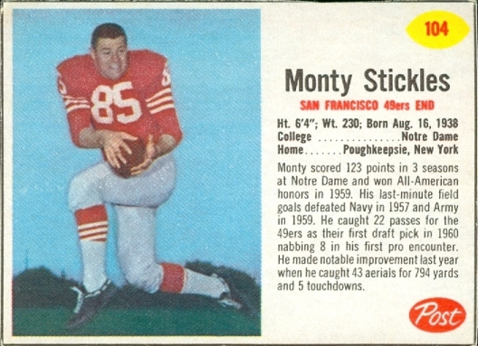 Monty Stickles Post Tens 104