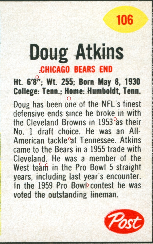 Doug Atkins Grape Nuts Flakes 16 oz. 106 V2