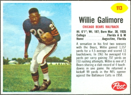 Willie Galimore Post Toasties 18 oz. 113