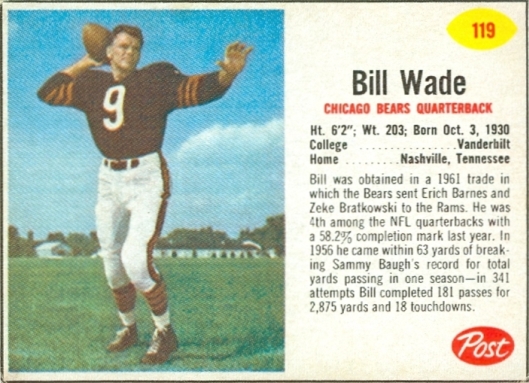 Bill Wade Post Tens 119