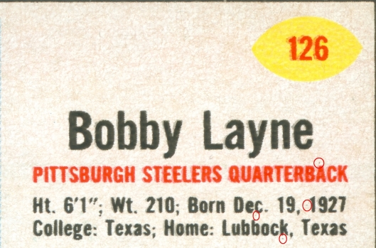Bobby Layne Sugar Crisp 9 oz. 126 V2