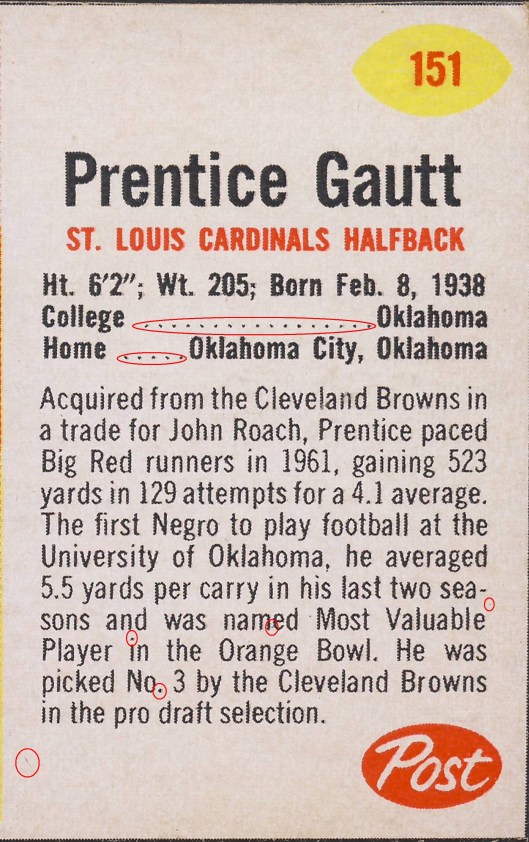 Prentice Gautt Post Toasties 8 oz. 151 V1