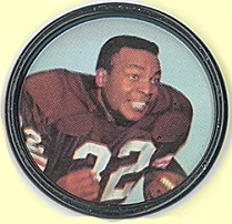 1962 Salada coin Jim Brown